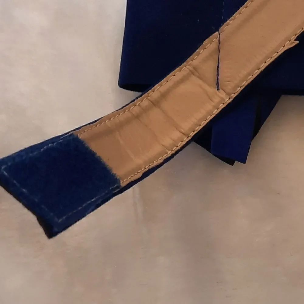 Blue Suede Bow Stiletto Heels Barbie - Picture 13 of 13